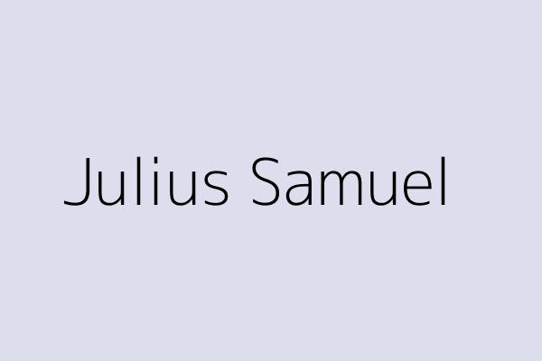 Julius Samuel